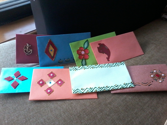 Handmade fancy envelopes