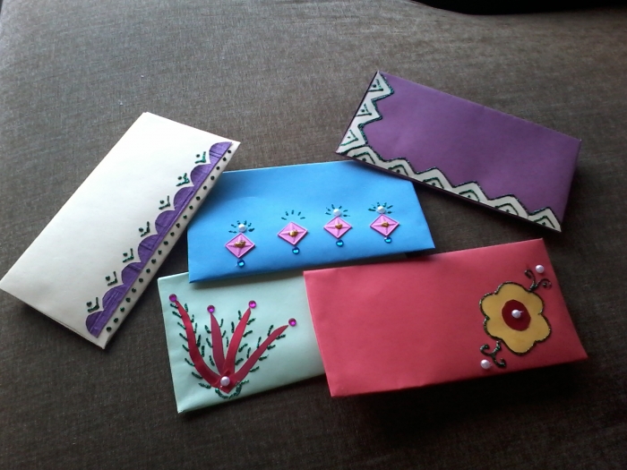 Handmade fancy envelopes