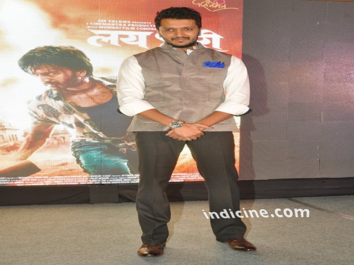 Riteish promotes Lai Bhaari on TV